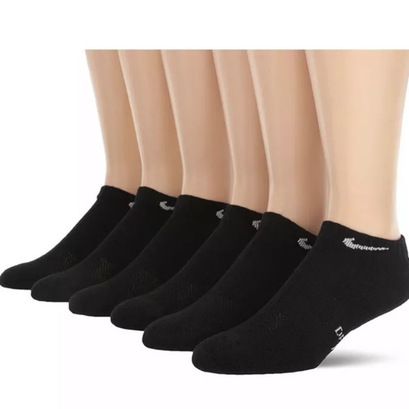 Nike Other - Nike Black Cushion Low 6 Pack of Boys Socks 5Y-7Y.